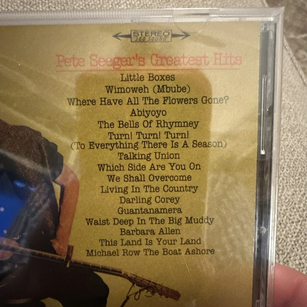 Pete Seeger's Greatest Hits by Pete Seeger CD 2002 Folk Sony 074646571125 New